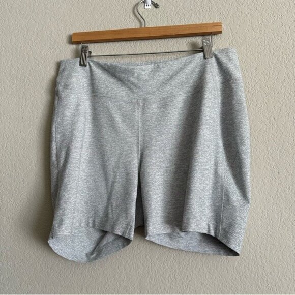 Outdoor Voices Warmup 5" Biker Short Gray Granolacore Size XXL - Picture 4 of 11